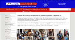 Desktop Screenshot of ameriglide-lakenorman-nc.com